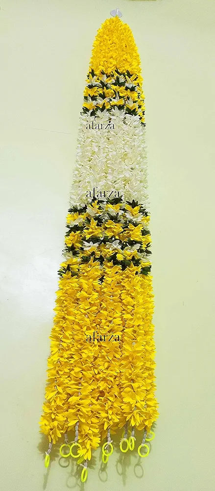 Afarza; Choice Good Feel Good Artificial Flower Garland Toran For Door Entrance Home Decoration Hanging 4 Pieces 5 Feet 