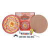 Hobby India Diy Lippan Art Mandala Painting and Craft Kit | Complete Set With Wooden Mandala Board for Adults & Kid's