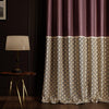 Stoa Paris Curtain for Home Single pc Patterned Curtain for Window Colour Royal Rouge
