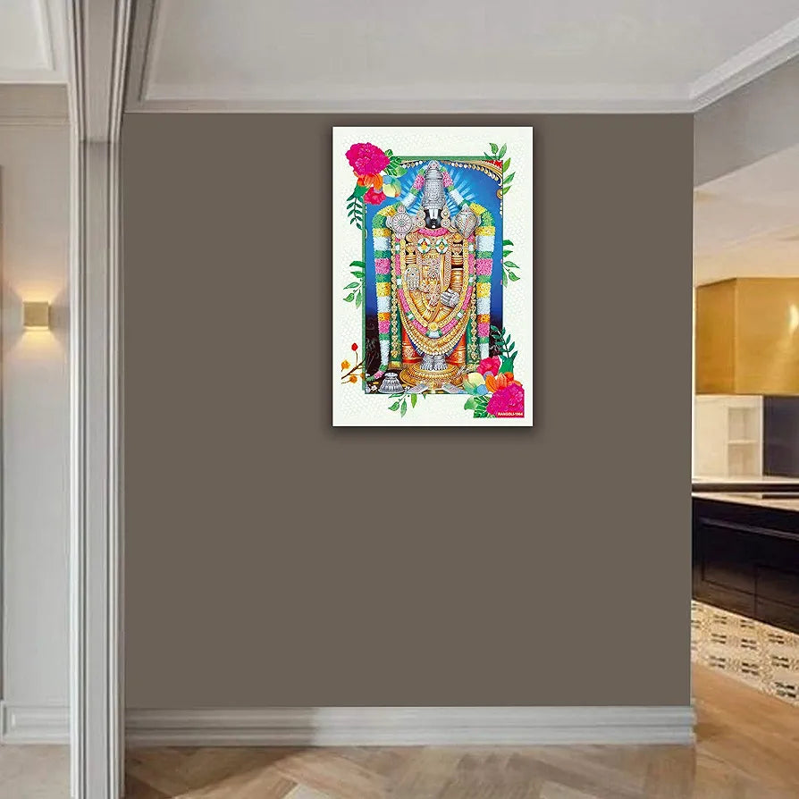 Rangoli MDF Wall Stick Decorative Panel 12x18 Wall Art for Home, Living Room, Bedroom, Office & Decoration. P-1, Design-16