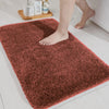 Luxe Home International Microfibre Rectangular Bath mat Super Soft Anti Skid Newman Mats For Bathroom Colour Rust