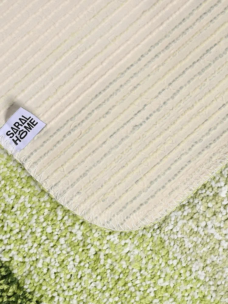 Saral Home Microfiber Striped Rectangle Shaped Anti-Skid Bath Mats | Soft & Super Absorbent Mats for Shower | Washable, Non-Slip & Quick-Drying Mats, 50X70 CM | Pack of 2 