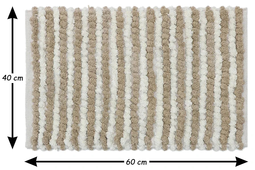THE HOME TALK Luxury Chenille Round Bathmats | Non-Slip | Anti-Skid | Carpets for Bathroom, Living Room, Wash, Tub | Extra Soft and Super Absorbent Shaggy Bath Rug | Home Decorators