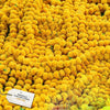 Artificial Marigold Flowers for Decoration Garland with Bell 5 Feet Long yelow - 100pcs(10pkt)