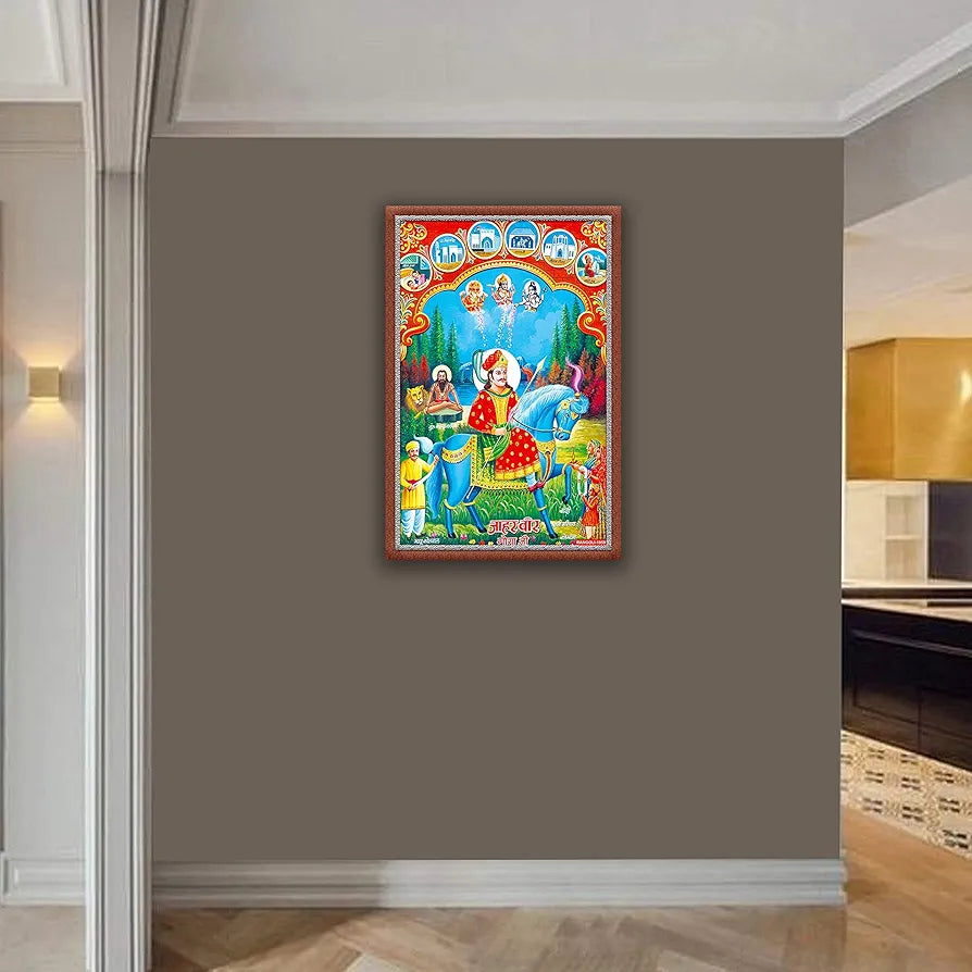 Rangoli MDF Wall Stick Decorative Panel 12x18 Wall Art for Home, Living Room, Bedroom, Office & Decoration. P-1, Design-11