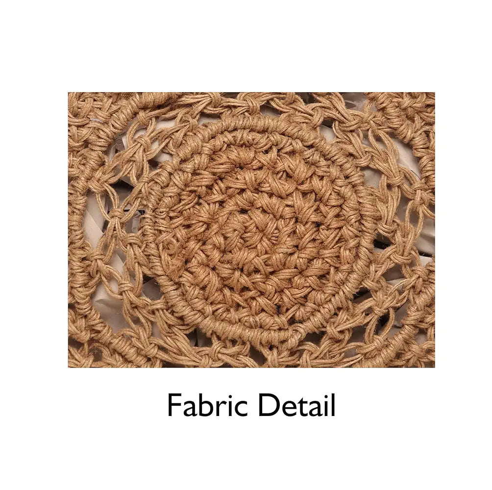 ASTRID Handmade Macrame Flap Over Sling Bag For Girls And Women