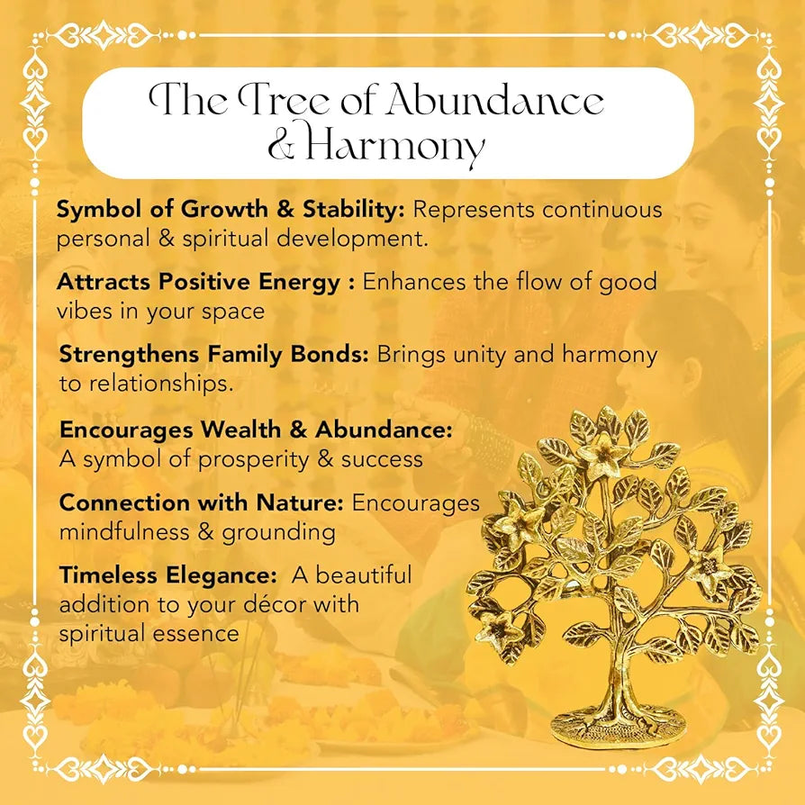 Ekhasa 100% Pure Brass Kalpavriksha Tree  for Home Decor Living Room Puja | Big kalpvriksh Showpiece for Fengshui Vasthu | Antique Tree of Life Good Luck Gift for Marriage House Opening