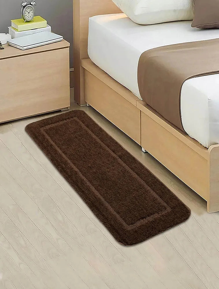 Saral Home - Good Morning Mat, Soft, Anti-Skid, Washable, Water Absorbent, Quick Drying, All time usable Bathmat/Doormat/Runner. Slip-Resistant Backing for Everyday Safety.