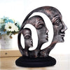 Zart Lady Ring Face Statue for Home Décor Showpiece Modern Art Lady Face