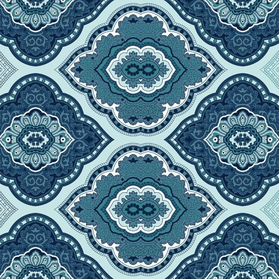 Dreamscape Printed 100% Cotton King Bedsheet with 2 Pillow Covers - 