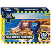 Webby Sea Rocks Painting Jigsaw Puzzle 252 Pieces