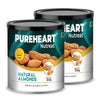 Pureheart Nutreat Natural Almonds - 333 gms (Pack of 2)