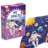 The Book Tree Space Puzzle for Kids 80-Piece Puzzle for Children Illustrations of Space