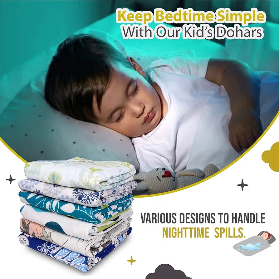 Divine Casa Pure Cotton Baby Blankets Newborn 0-4 Years I Soft Cozy Dohar for Toddler I Girls I Boys I Babies for Gift I 135x100 cm 