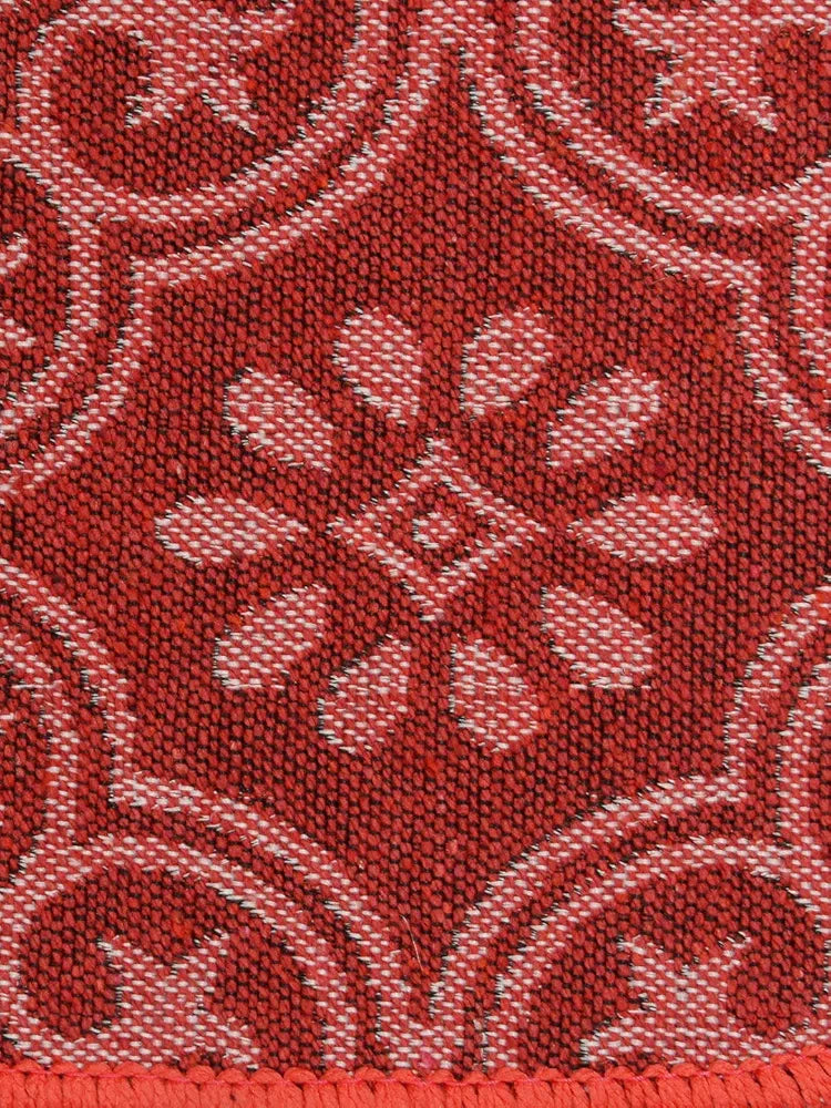 Saral Home Cotton Jacquard Anti-Skid Carpet 