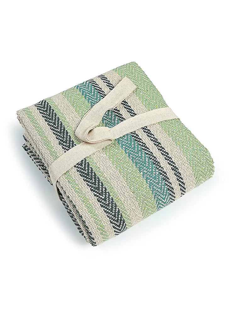 SARAL HOME EASY LIVING Cotton Rectangular Yoga Mat/Runner 