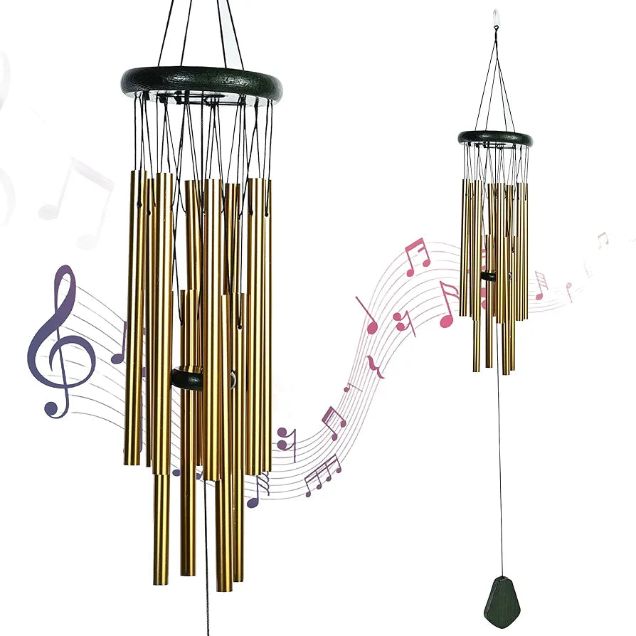 ZAICUS Wind Chimes for Home Balcony - Hanging Bells for Home Decoration - Positive Energy Items– Wind Chimes Feng Shui 