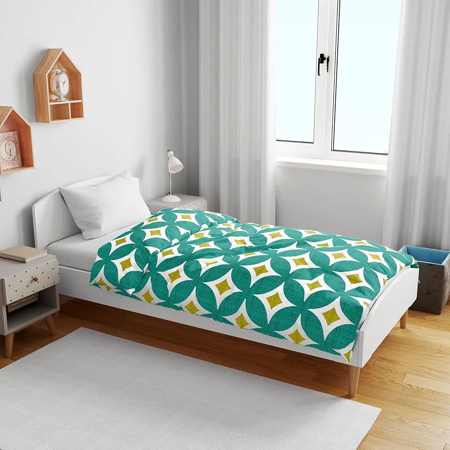 Divine Casa Cotton 120 GSM New Born All Season Ultrasoft Reversible Single Baby Blanket for Babies 