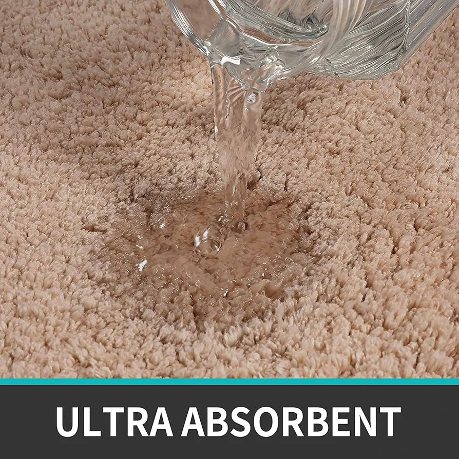 LUXE HOME INTERNATIONAL Microfiber Runner Super Soft Non Slip Vegas Rugs For Bedroom  Pack Of 1