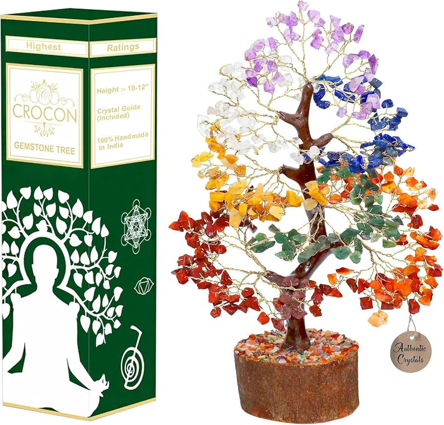 Crocon Seven Chakra Tree of Life for Positive Energy - Swadesii