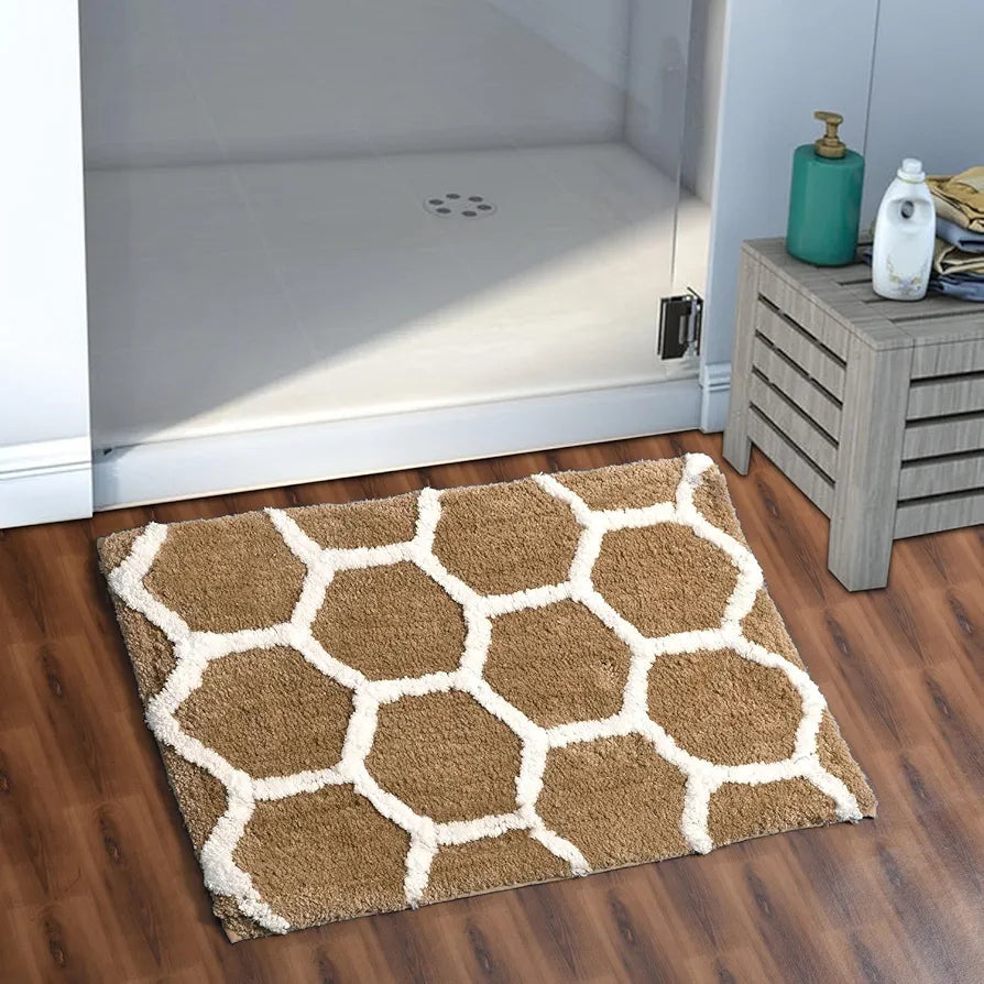 AEROHAVEN Abstract Modern Anti Slip Bathmat 