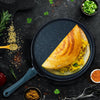 Solara Granite Dosa Tawa Non Stick Pan 28cm, Dosa Tawa Induction Base & Gas Compatible With Soft-touch Handles | Bezel