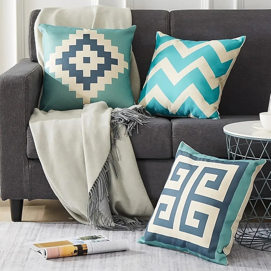 AEROHAVEN™ Set of 5 Abstract Designer Decorative Throw Pillow/Cushion Covers - CC123 