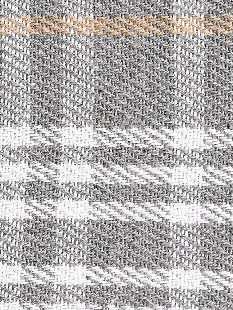 SASHAA WORLD Soft Check Throw Blanket | Used Both Indoor and Outdoor |Blanket for Living Room, Sofa, Bed & Chair | Grey Throw Blanket| Pack of 1, 180 x130 cm