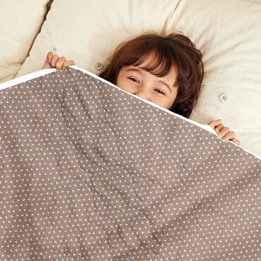 Divine Casa 120 GSM Microfiber Reversible Kids Single Bed Comforter | Ultra-Soft Toddler Blanket | Lightweight & Cozy | All-Season Bedding for Babies & Kids | 135 x 100 cm, Royal Paisley
