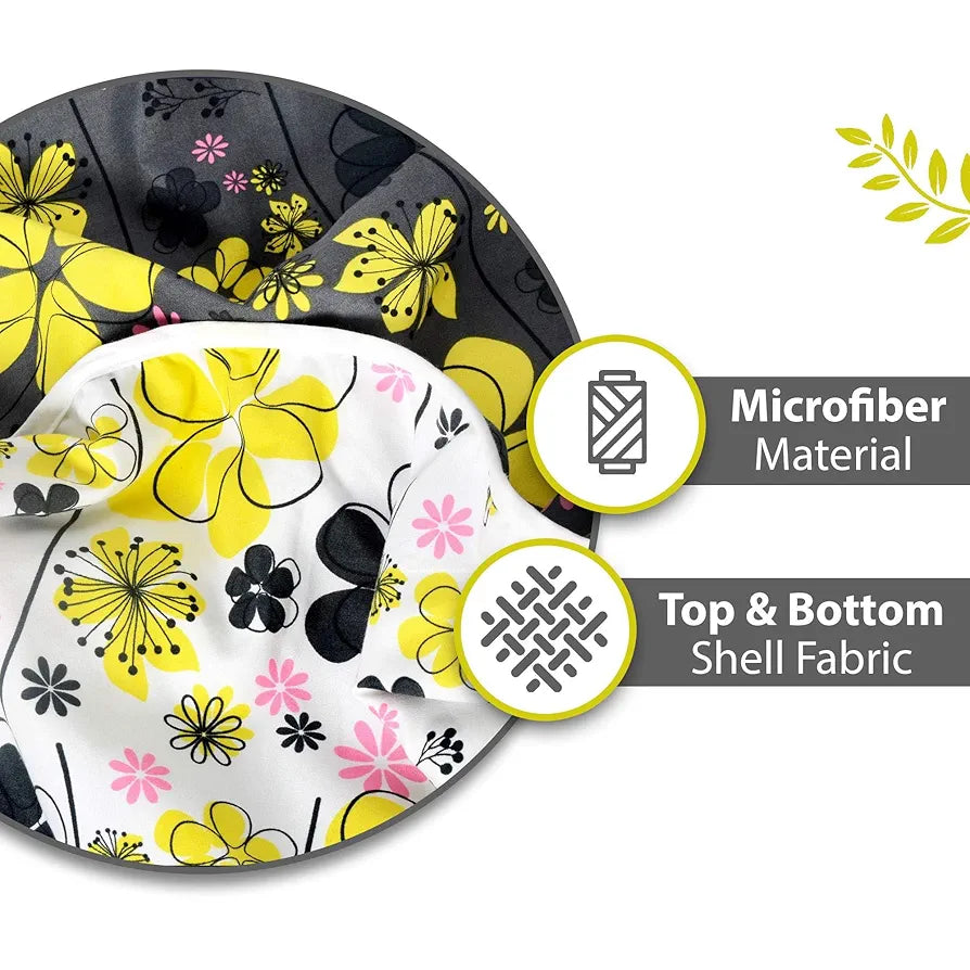 Divine Casa 120 GSM Microfiber Single Kids Dohar  | Soft & Lightweight Throw Blanket | Cozy & Breathable | All-Season Comfort | 140 x 100 CM | Floral Pattern | Tornado