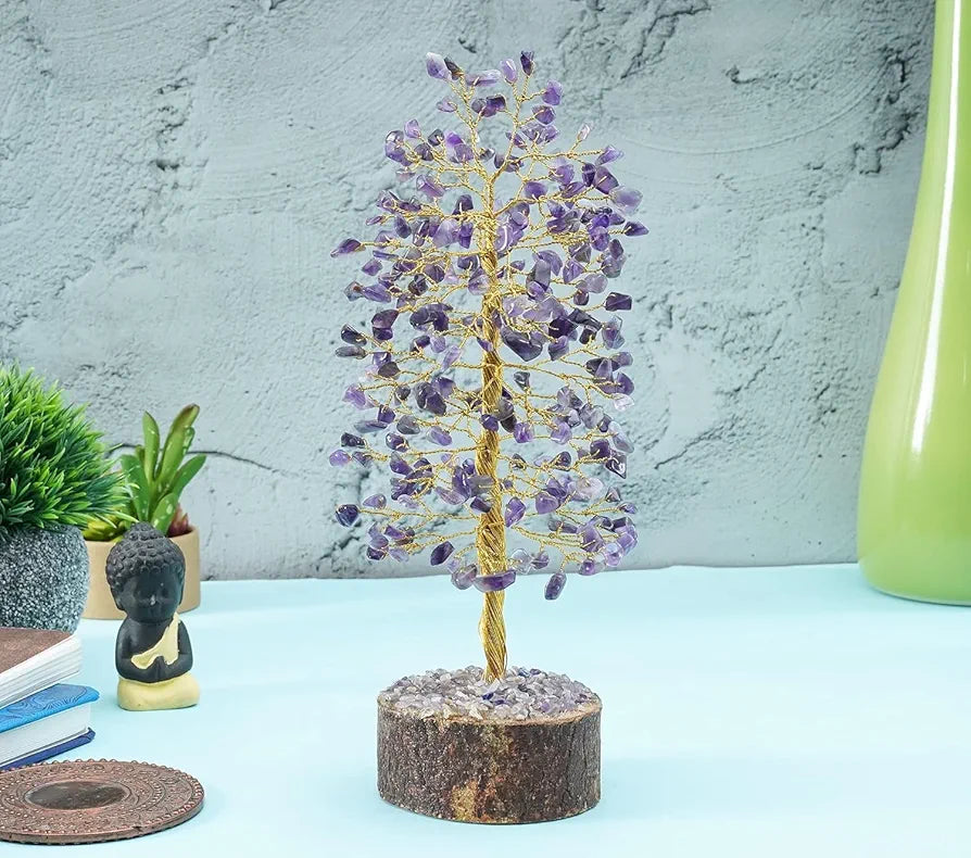 ZAICUS Amethyst Crystal Tree | Gemstone | Purple Office Supplies | Healing | Money | Amethyst |Bedroom Décor