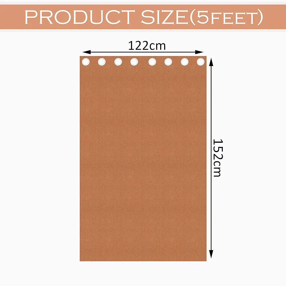 Kuber Industries 5 Feet Stylish Curtains for Living Room & Bedroom | Light Control & Pests Preventive Window Parde for Pooja Room & Home Decor | Web Net - Golden
