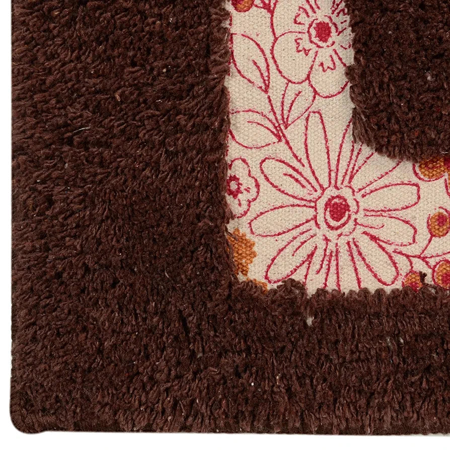 Saral Home Sumeria Designer Soft Cotton Durable & Washable Multipurpose Runner for Home/Kitchen/Living Area/Lobby/Office with Anti Skid Backing 