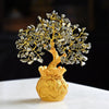 Zaicus Pyrite Crystal Tree for Wealth & Prosperity Feng Shui Money Tree with Golden Pot