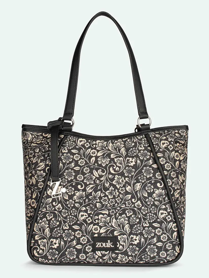 ZOUK Naisha Tote Bag l | Vegan Leather Handbag for Women