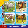 Frank at The Farm Animal Puzzle - A Set of 4 Jigsaw Puzzle for Focus and Memory - 10501