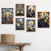 Kotart Aesthetic Modern Art Wall Paintings with Frame Set of 6