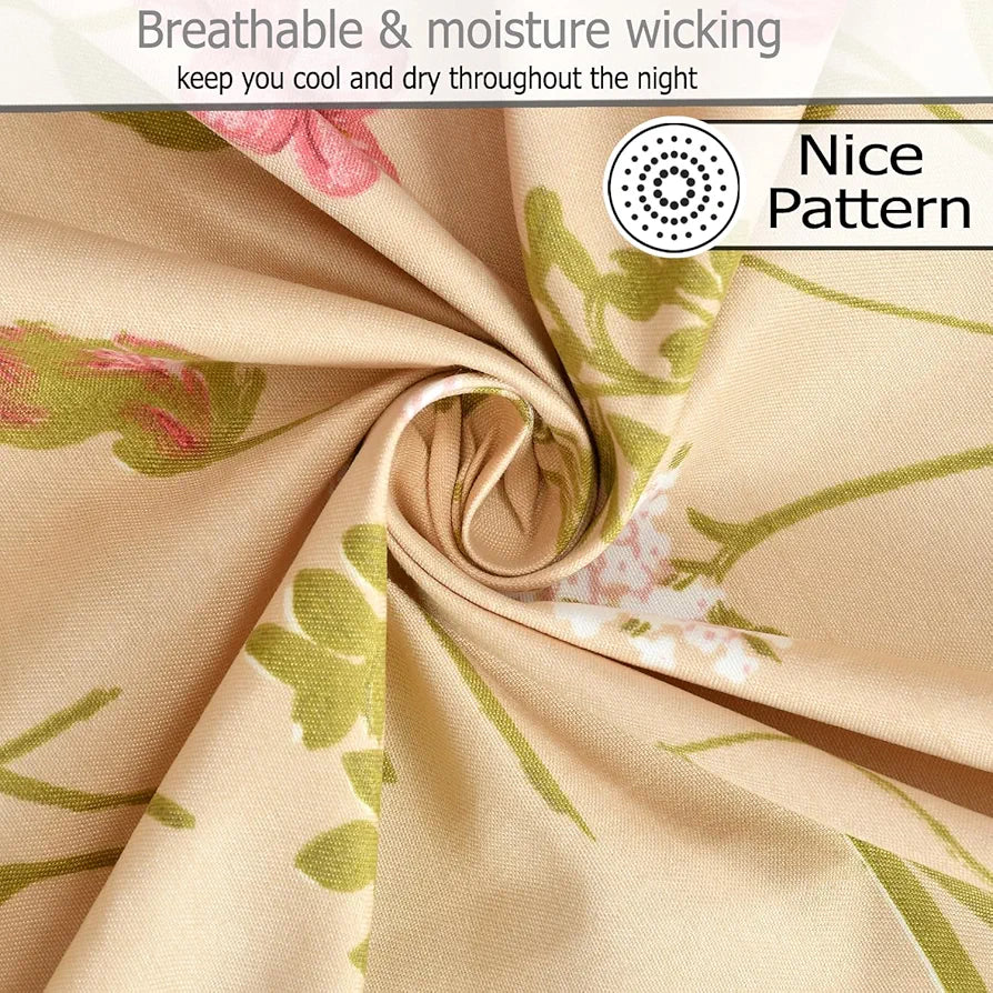 FRESH FROM LOOM 240 TC XXL Microfiber Soft Cotton King Size Bedsheet for Double Bed with 2 Pillow Cover | Hypoallergenic Soft Bed Sheet | Anti Fade Printed Bed Cover 