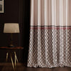 Stoa Paris Curtain for Home Single pc Patterned Curtain for Door Colour Noble Rose