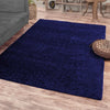Ishro Home Premium Fuzzy Shag Carpet For Hall Rugs For Living Room Carpets For Living Room Colour Blue 4x6 Fts