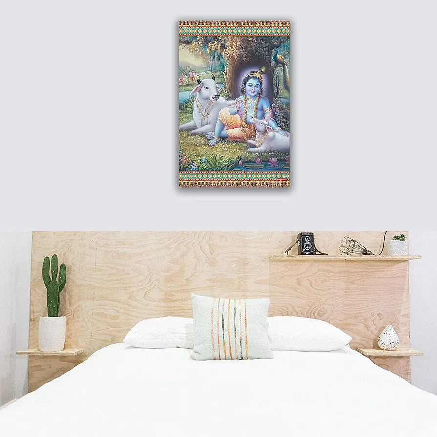 Rangoli MDF Wall Stick Decorative Panel 12x18 Wall Art for Home, Living Room, Bedroom, Office & Decoration. P-1, Design-25