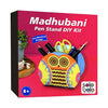 Solobolo Madhubani Pen Stand Painting Kit | Art and Craft Kit for Girls 9-12 | Pen Stand for Kids Diy Kit With Art Supplies