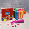 CraftVatika 12 Rangoli Colour Powder Tube Kit Diwali Decoration Items