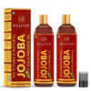 Newish Cold Pressed Jojoba Oil For Skin & Hair Growth - 200 ml (Pack of 2)