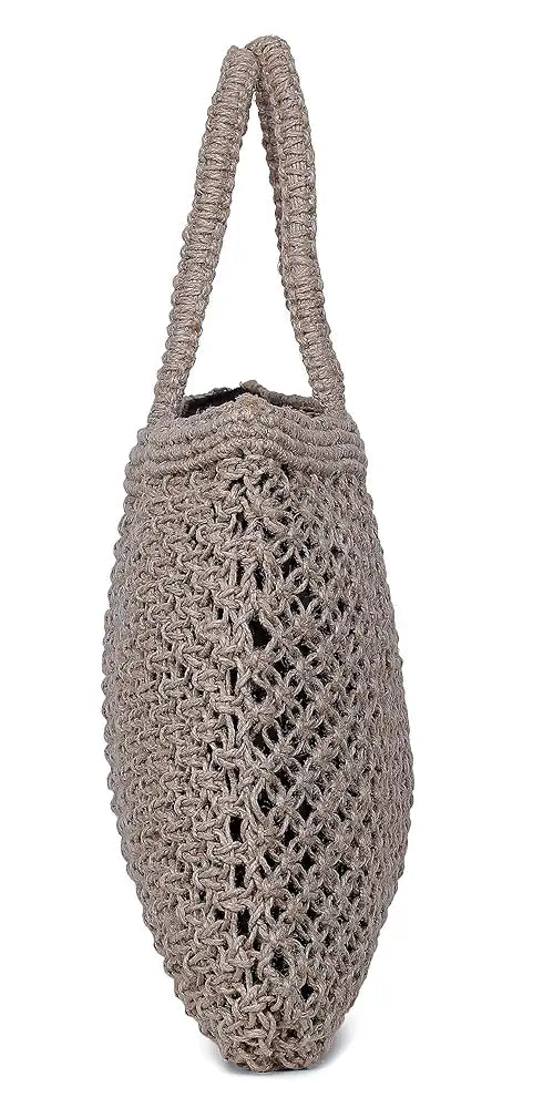 ALII AND ALIIZEY Brown Jute Macrame Shoulder Bag/Handbag Regular Size Women's Handbag College Bag Office Bag Holiday Bag 