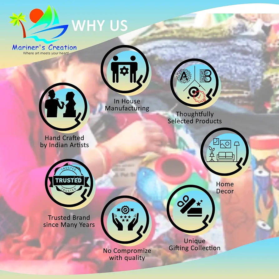 MARINER'S CREATION Polyresin Couple Showpiece, 14X10X33 cm, Multicolour