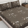 Dreamscape Microfiber Wrinkle & Fade Resistant Double Bedsheet with 2 Pillow Covers Earthy Wood