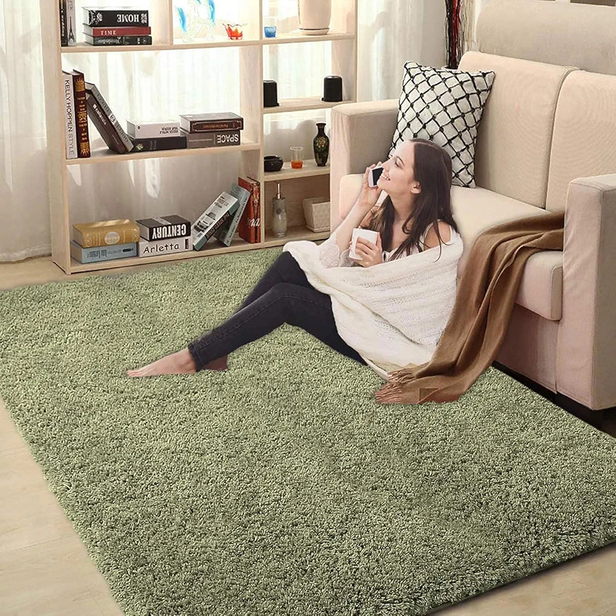 LUXE HOME INTERNATIONAL Carpet Super Soft Anti Slip Vegas Rectangular Rugs For Bedroom,Livingroom