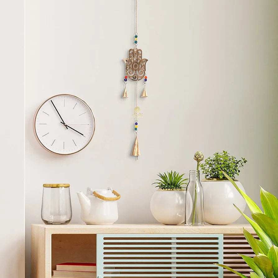 DULI Dream Catcher Traditional Indian Dreamcatcher Wall Art for Bedrooms, Home Wall, Hanging Design, Height 75 cm ,Metal, Feathers Dreamcatcher 