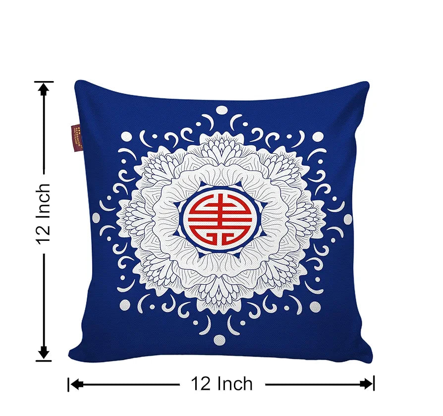 AEROHAVEN™ Set of 5 Turkish Designer Decorative Throw Pillow/Cushion Covers - 12 x 12 inches